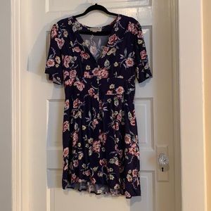 Floral Button Up Dress